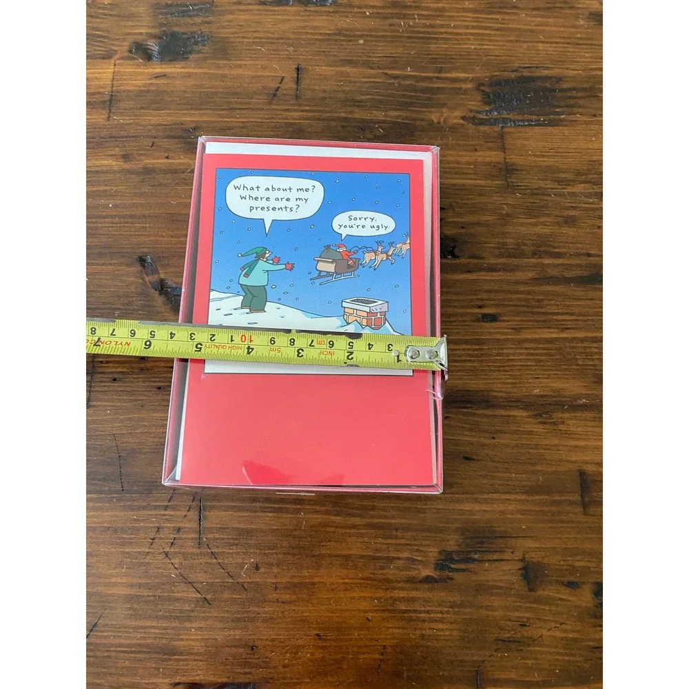 Hallmark Shoebox Funny Christmas Cards Boxed Set 18ct Revilo Santa SBX3592